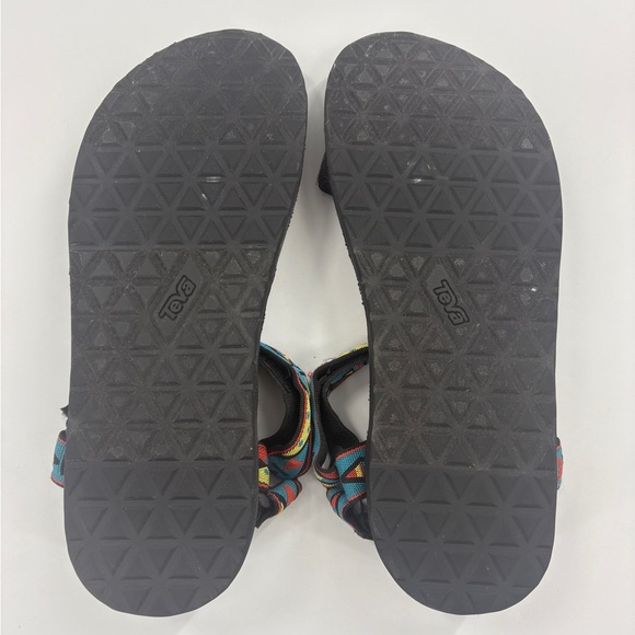 Teva Men's Vibrant Blue and Red Sandals - Picture 5 of 5